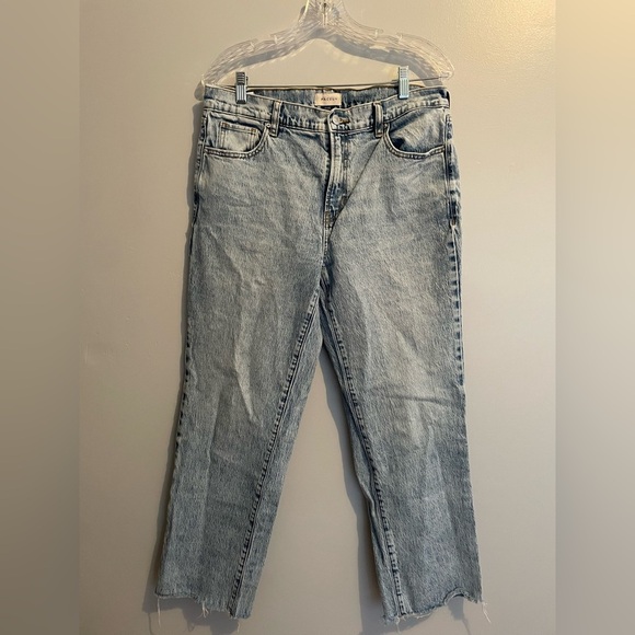 PacSun Women’s Distressed Light Wash 90s Stretch Straight Leg Denim NWOT Size 30 - Picture 9 of 16